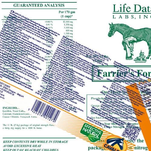Equine Lab Labels Horse Supplements - The truth behind the label – Cavalor Direct